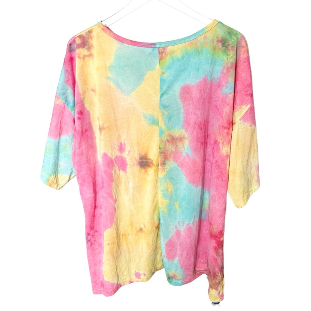 SHE + SKY tunic tie dye top L - Picture 4 of 7